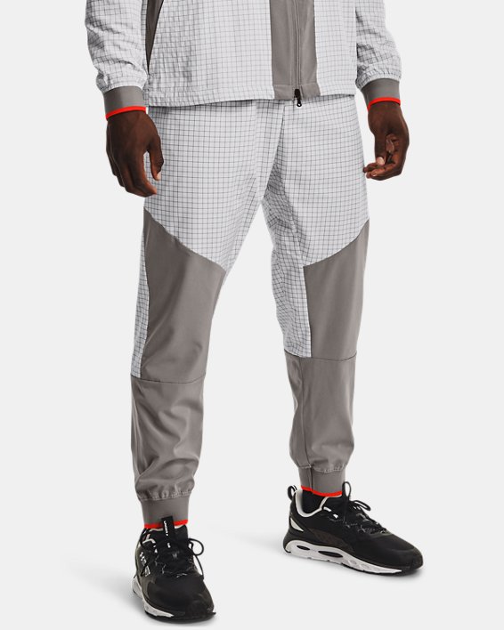 Men's UA RUSH™ Legacy Woven Pants, Gray, pdpMainDesktop image number 0